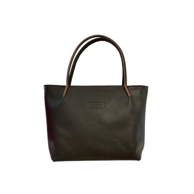 Tote bag “Windflower” – brown