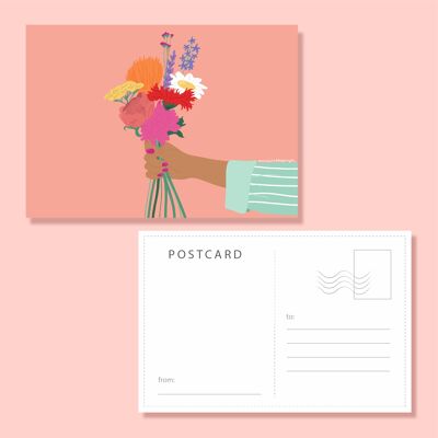 Carte Postale "Bouquet de fleurs"