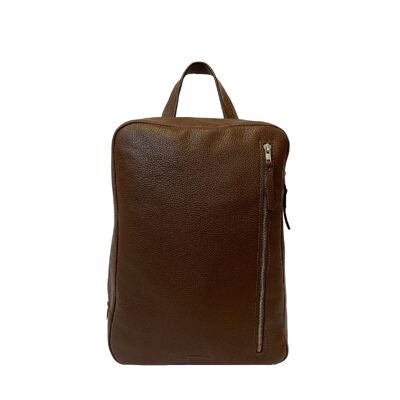 Backpack “Marjoram” – brown texturised