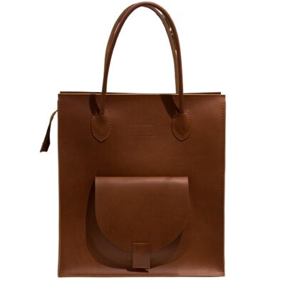 Handbag ”Almond” large – maroon