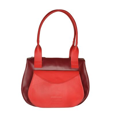 Shoulder bag “Turmeric” – cherry/red