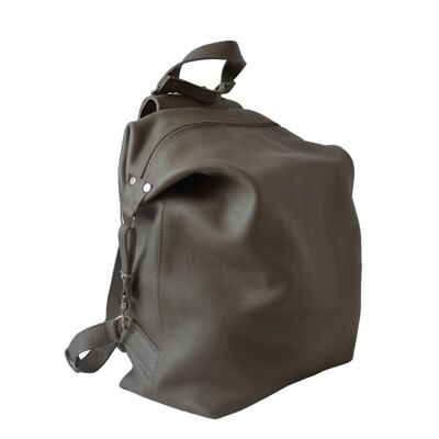 Backpack “Agave” for men – grey texturised
