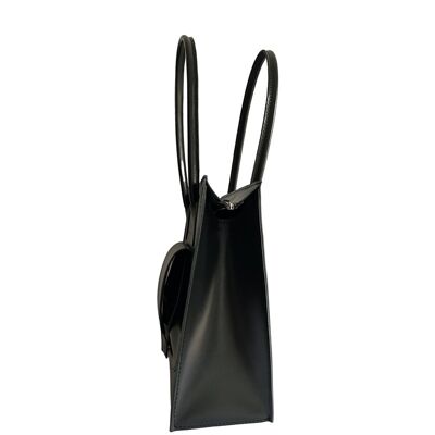 Handbag ”Almond” medium – black
