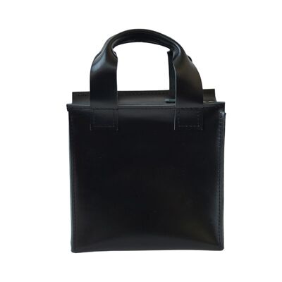 Handbag “Cumin” – black/white patterned