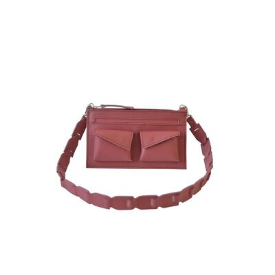 Cross body bag “Poppy” – soft red