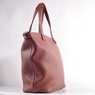 Handbag “Grapefruit” – redish brown