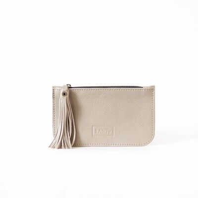 Cosmetic pouch “Thyme” – light grey