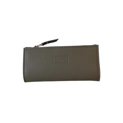 Wallet “Quickthorn” – cacao/light grey