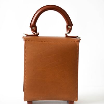 Handbag “Mint” – brown/dark brown