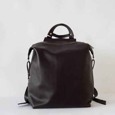Backpack “Agave” for men – dark chocolate
