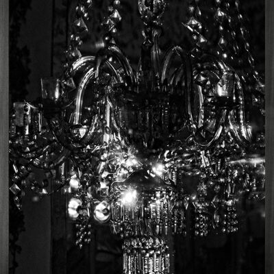 Chandelier 13 Framed Printed canvas -Small