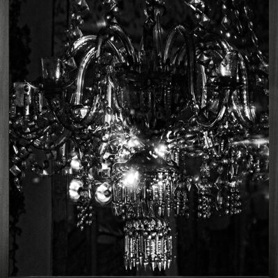Chandelier 13 Framed Printed canvas -Small