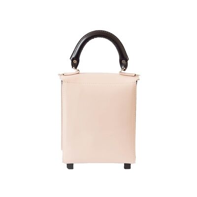 Handbag “Mint” – cream/chocolate