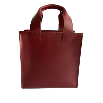 Handbag ”Cumin” – dark red