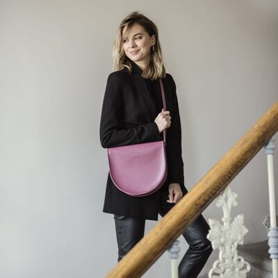 Handbag ”Notrele” – berry pink