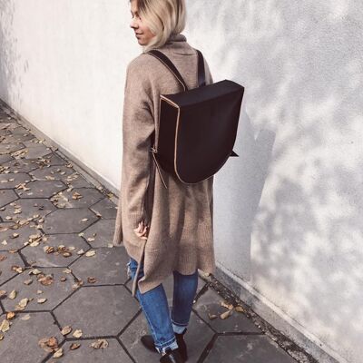 Backpack “Notrele” – dark brown