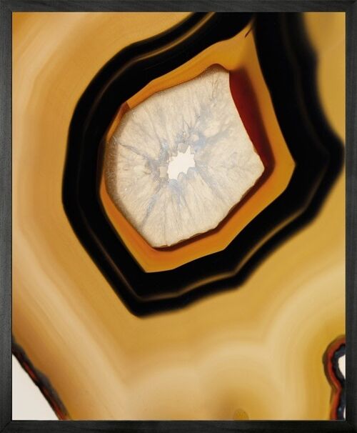 Geode 2 Framed Printed canvas -Small