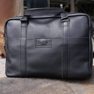 Handbag for men “Sage” – dark brown