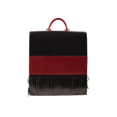 Backpack “Verbena” – black/burgundy