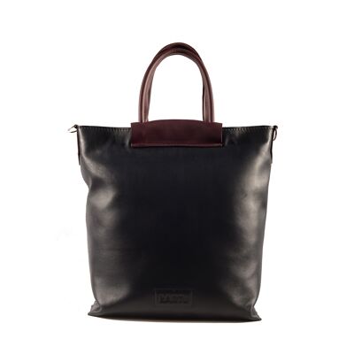 Handbag “Patchouli” – dark blue/dark purple detail