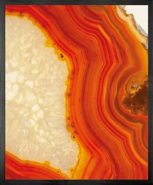 Geode 4 Framed Printed canvas - Mini
