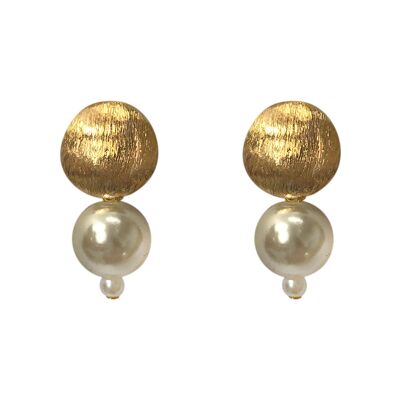 Boucle d'oreille de mode Marilia Capisani Small Pearl