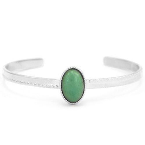 Bracelet Jonc Safina - Vert