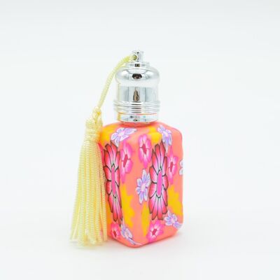 Refillable EMPTY Millefiori bottle 15 mL - Orange