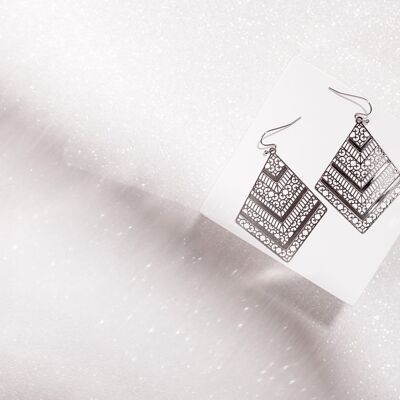 pendientes de diamantes