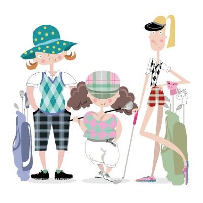 H207 Golfistas Mujer