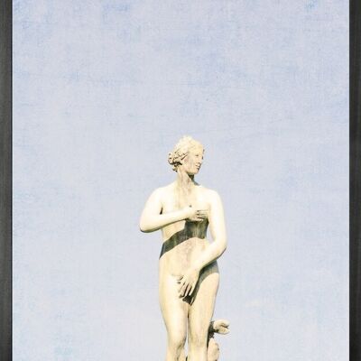 Statuesque 5 Framed Printed canvas - Mini