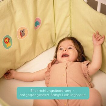 Contraste - autocollants pour bébé en acétate de soie de haute qualité. Pour landaus, sièges auto et berceaux 7