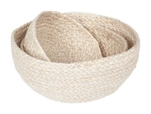 Mand Jute wit s/3