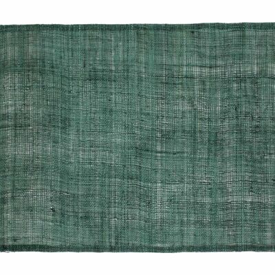 Mantel individual Lino verde laguna - rectangular