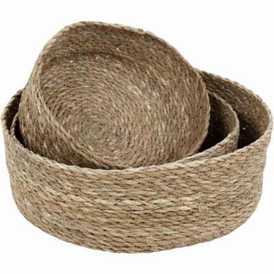 Bread basket Seagrass natural s/3
