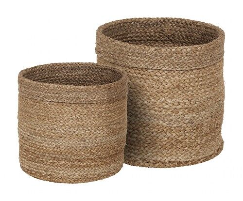 Mand Jute naturel s/2