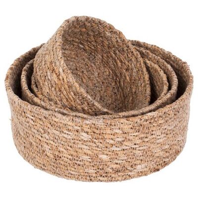 Basket Seagrass small natural s/4