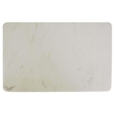 Cutting board Marble L white