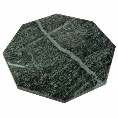 Tagliere in marmo verde esagonale