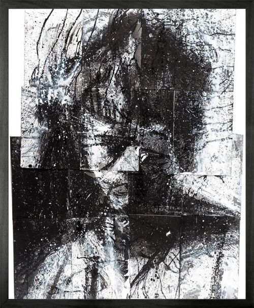 Head Of Mike 2 Framed Printed canvas - Mini