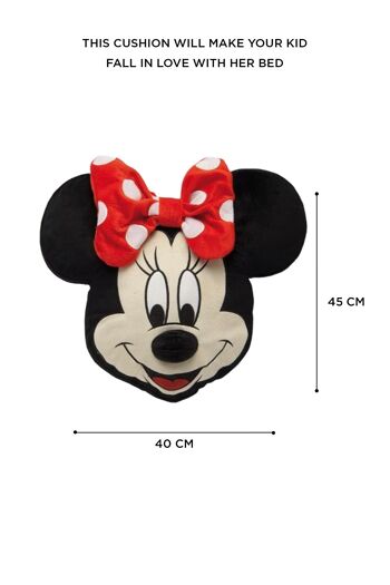 Disney Minnie Mouse Oh My Head Coussin en forme de tête 2