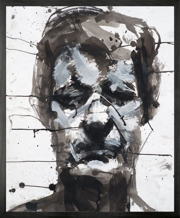 Self Portrait no. 7 Framed Printed canvas -Medium