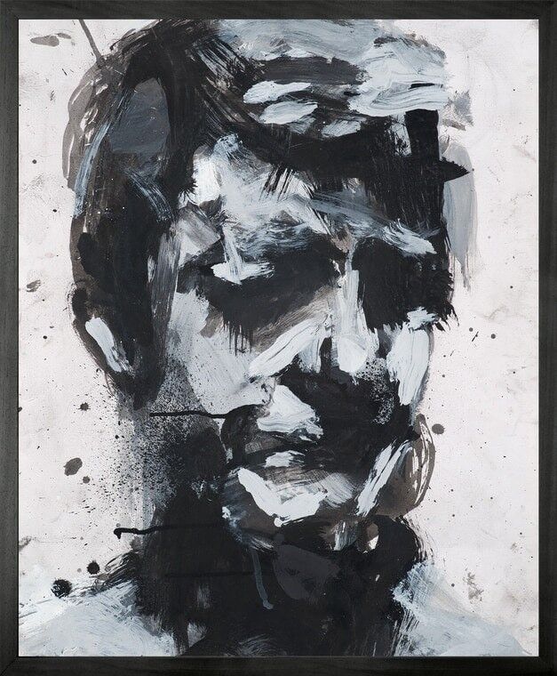 Self Portrait no. 9 Framed Printed canvas -Medium