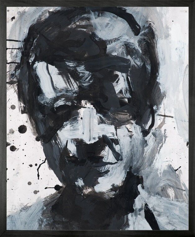 Self Portrait no. 8 Framed Printed canvas -Medium