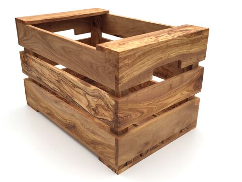 Kiste Größe XL Aufbewahrung  Dekor Holzkiste aus Olivenholz