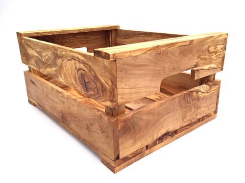 Kiste Größe L Aufbewahrung  Dekor Holzkiste aus Olivenholz