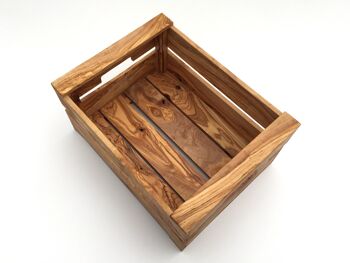 Boîte taille L rangement décor boîte en bois en bois d'olivier 7