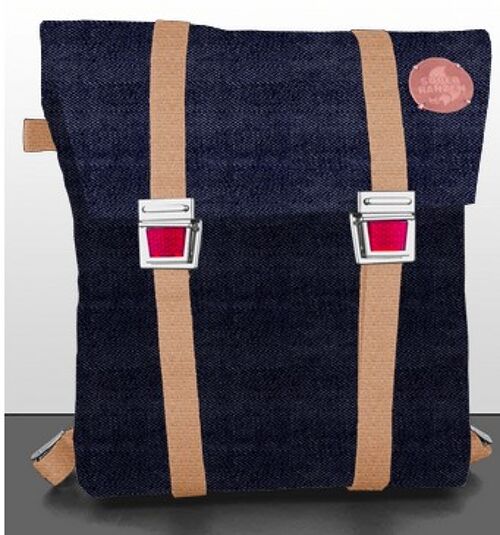 DENIM URBAN BACKPACK CAT EYES