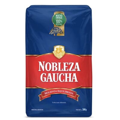 NOBLEZA GAUCHA Azul Traditionell 500g - Yerba Mate