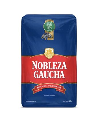 NOBLEZA GAUCHA Azul Tradicional 500g - Yerba Maté